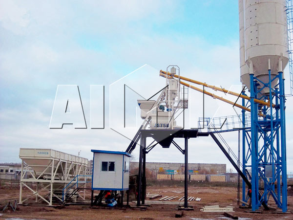 AIMIX HZS75 Mini Cement Plant