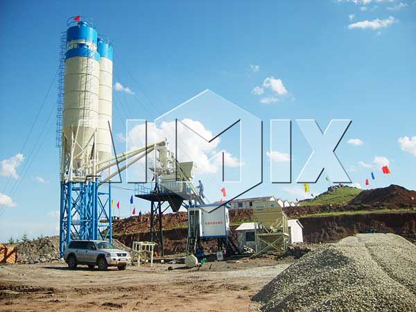 HZS50 Ready Mix Concret Batching Plant Manufacturer