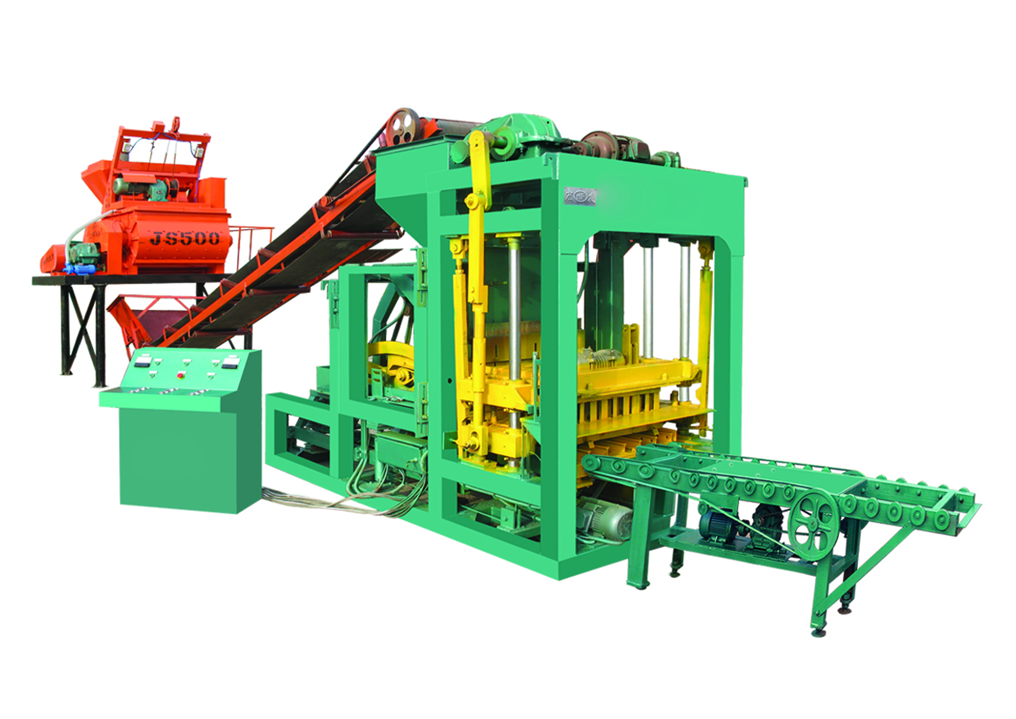 QTJ4-25 hollow block machine