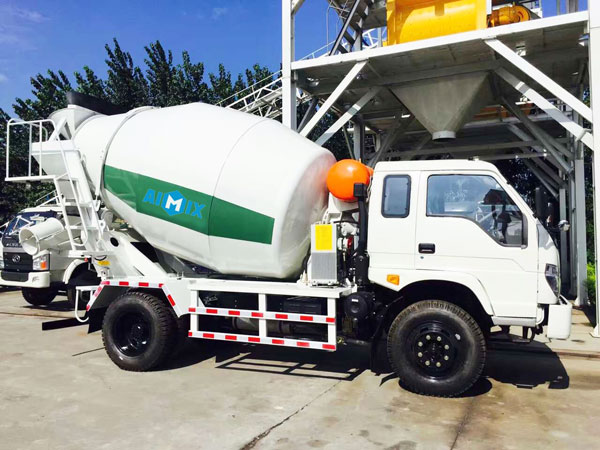 6m3 concrete mixer truck