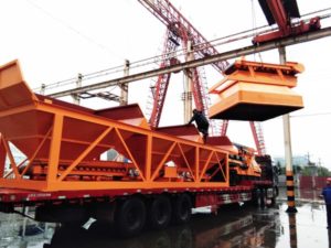 Congratulations AJ-75 Stationary Concrete Batching Plant Was Going To Kazakhstan