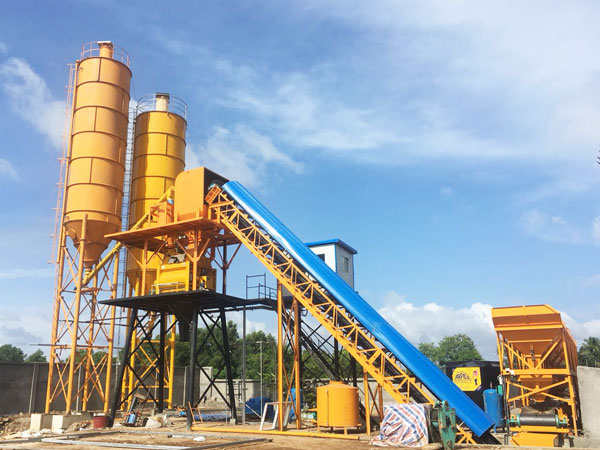 AJ-60 stationary concrete batching plant