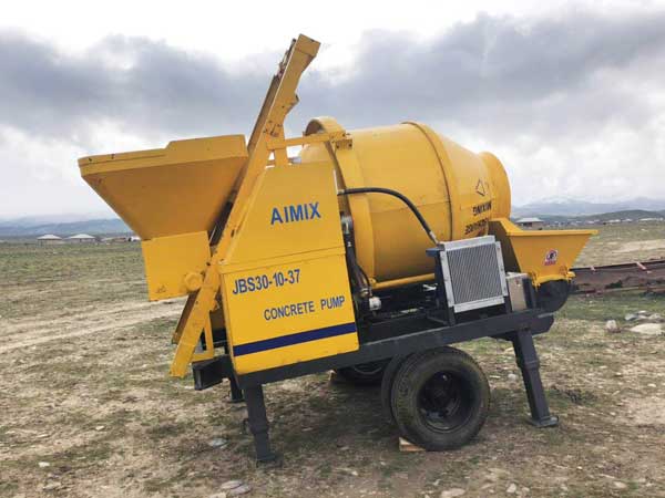 ABJZ30D electric concrete mixer pump