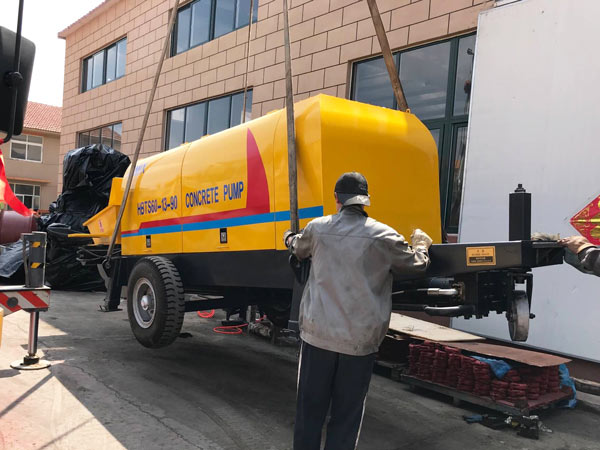 ABT60D electric concrete pump Tajikistan