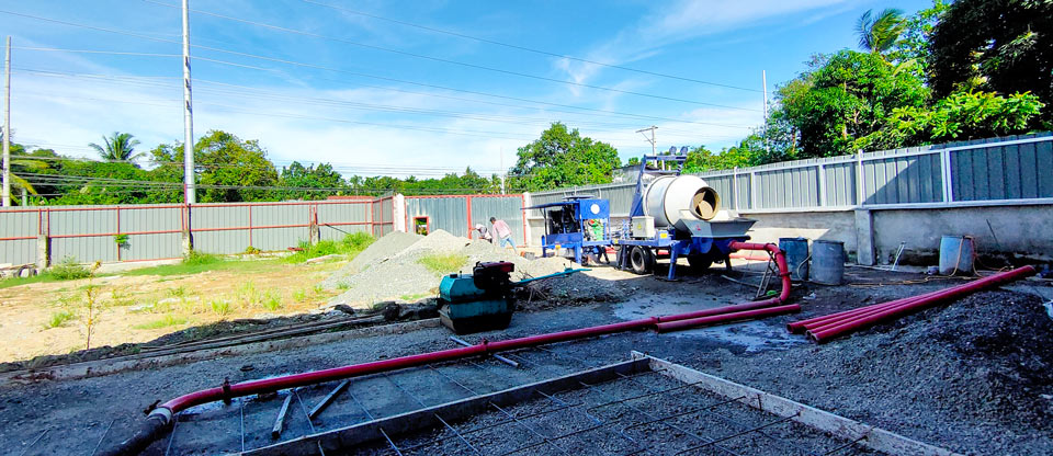 concrete mixer pump diesel in Philippines