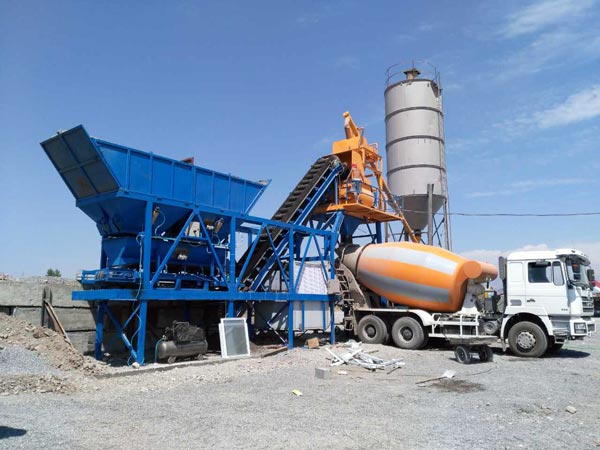 AJY-25 mobile concrete plant