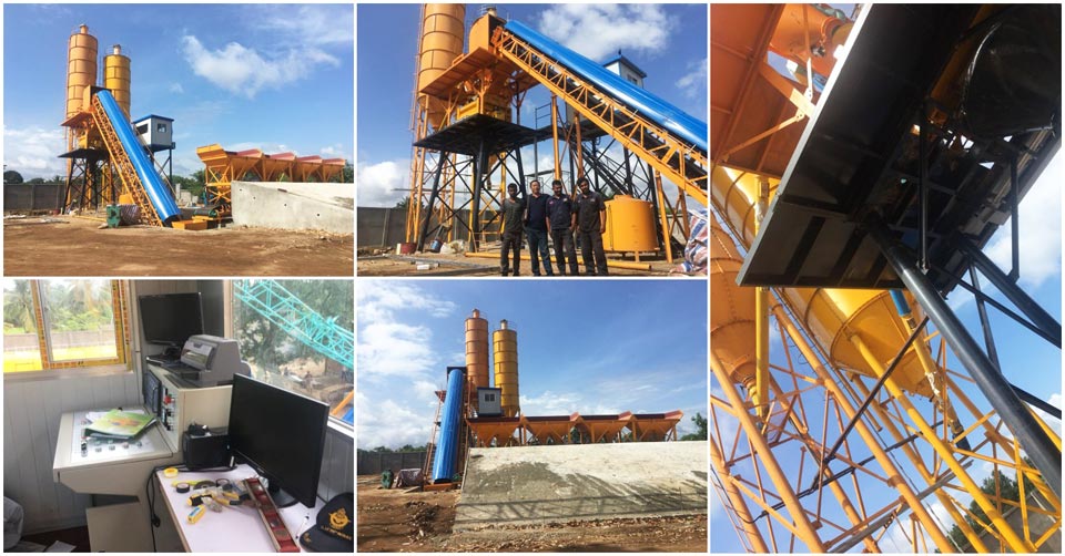 Install AJ-60 concrete plant