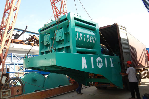 mobile concrete plant delivery
