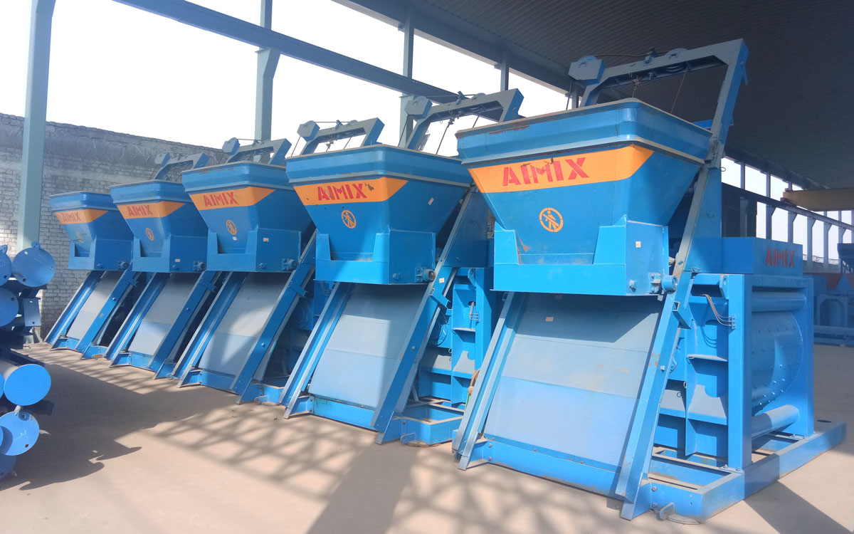 JS series twin shaft mixers
