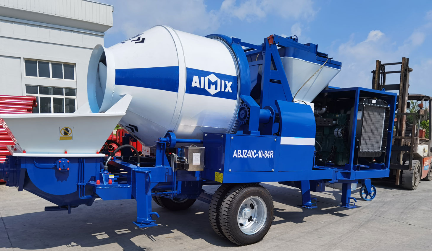 Concrete Mixer Pump Efficient Concrete Mixing And Pumping Machine
