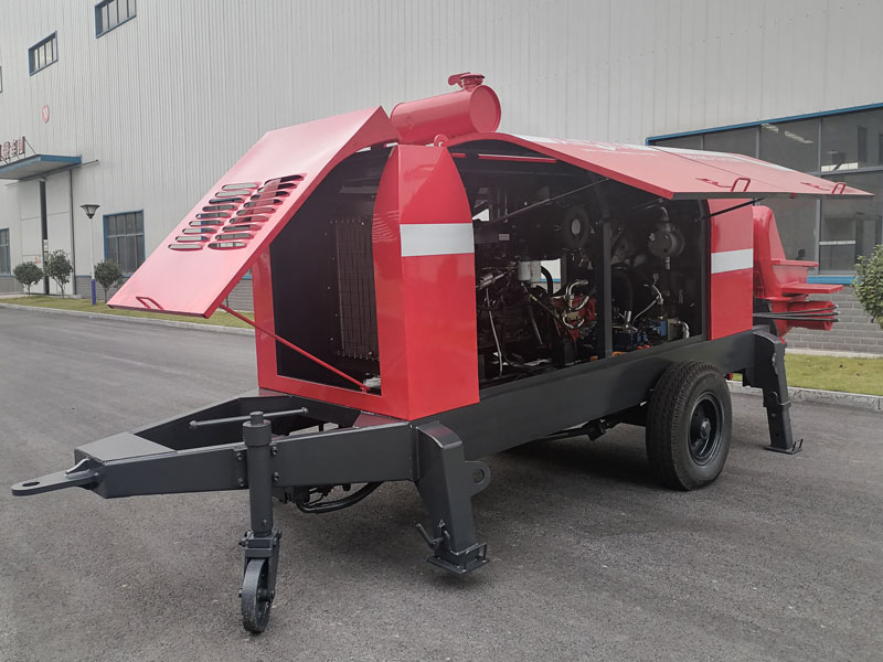 ABT60C concrete trailer pump to Uganda