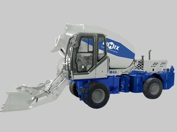 AS-5.5 self loading concrete mixer truck