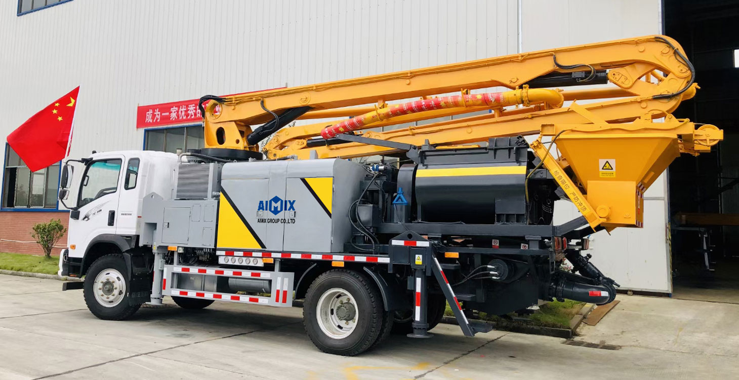 21m concrete boom pump for Bangladesh