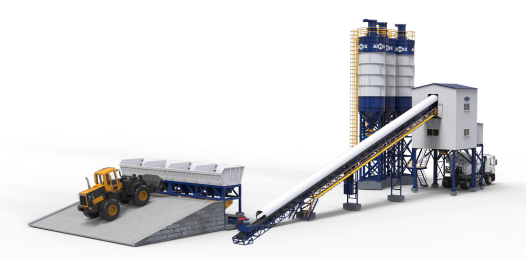 Use Stationary Concrete Plant For Commercial Concrete Production