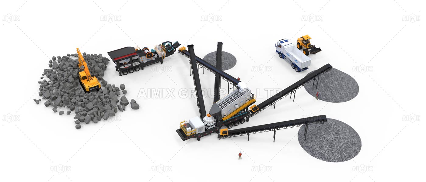 150tph mobile crushing plant for granite in the Philippines