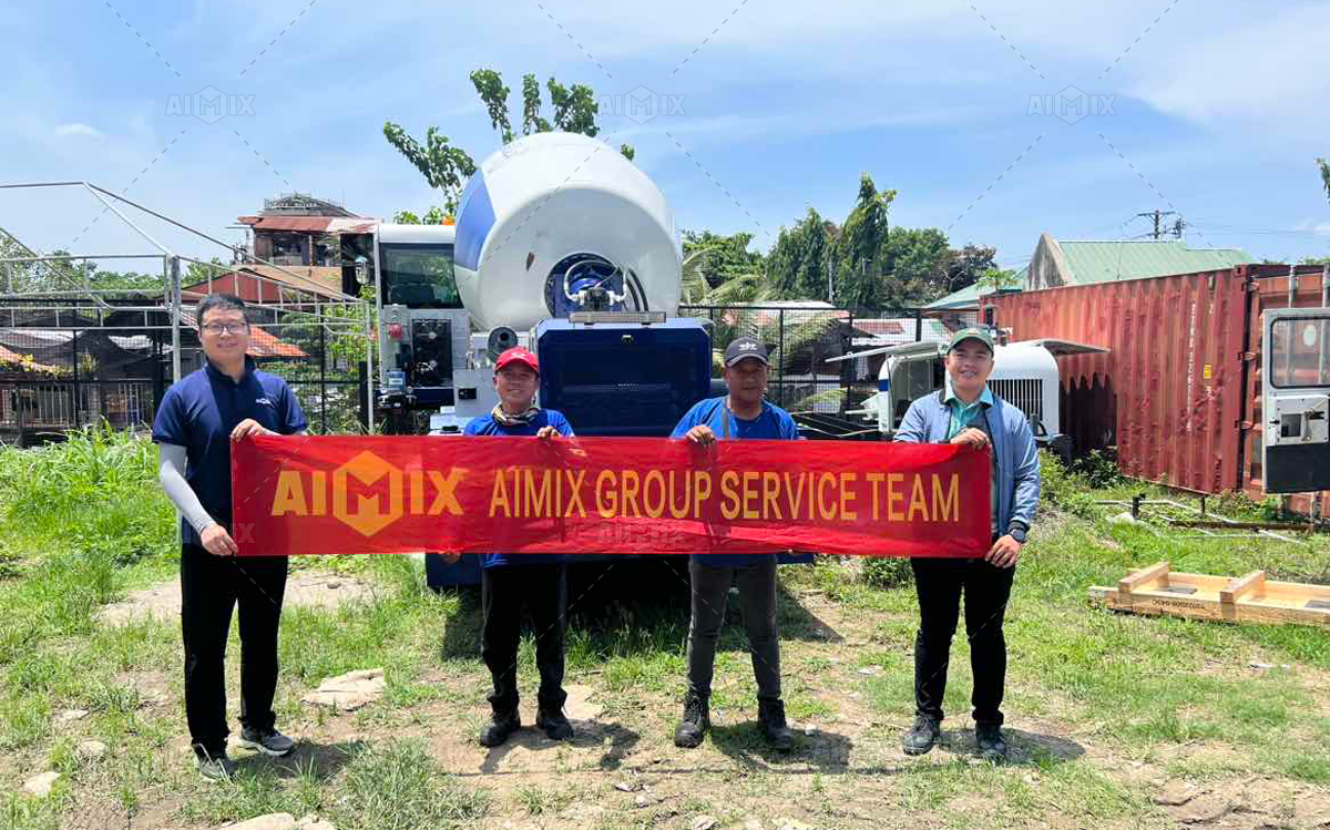 self-loading concrete mixer truck in Cebu