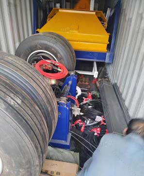 delivery of mobile -batching plant