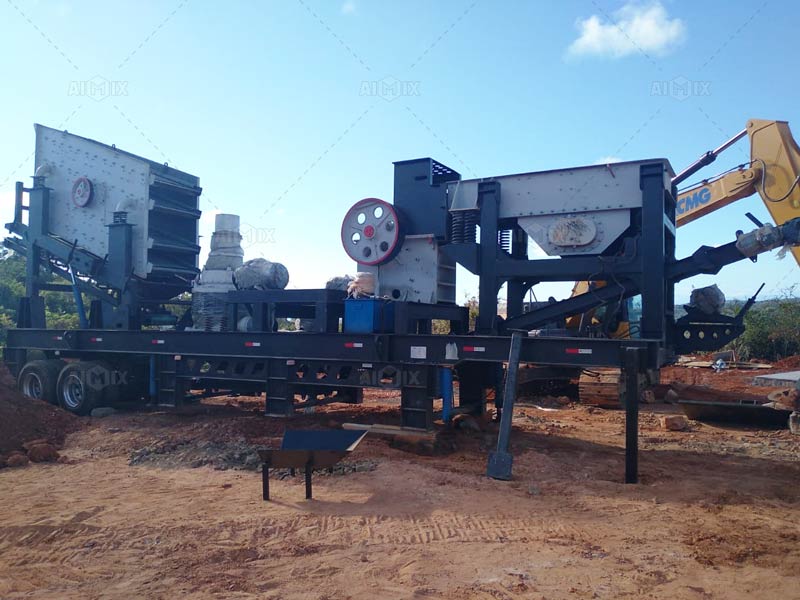 250ton per hour mobile crusher