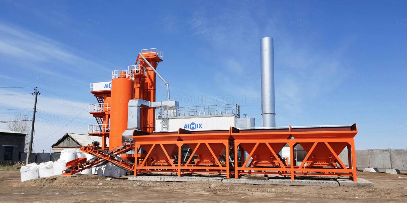 Asphalt Concrete Batching Plant installed in Russia