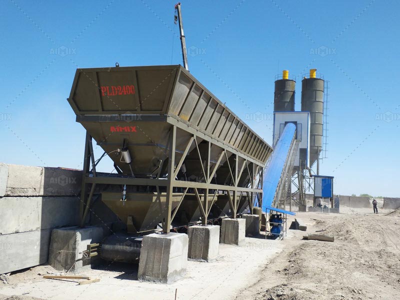 AJ 90 belt concrete plant Uzbekistan