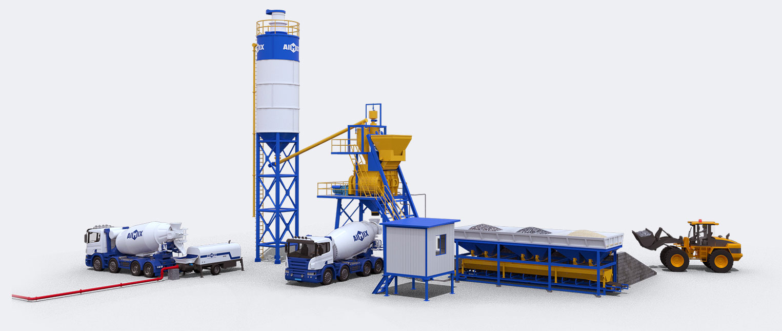 How Does a Batching Plant Work from Aimix Group