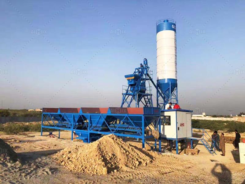 AJ 25 concrete ready mix plant