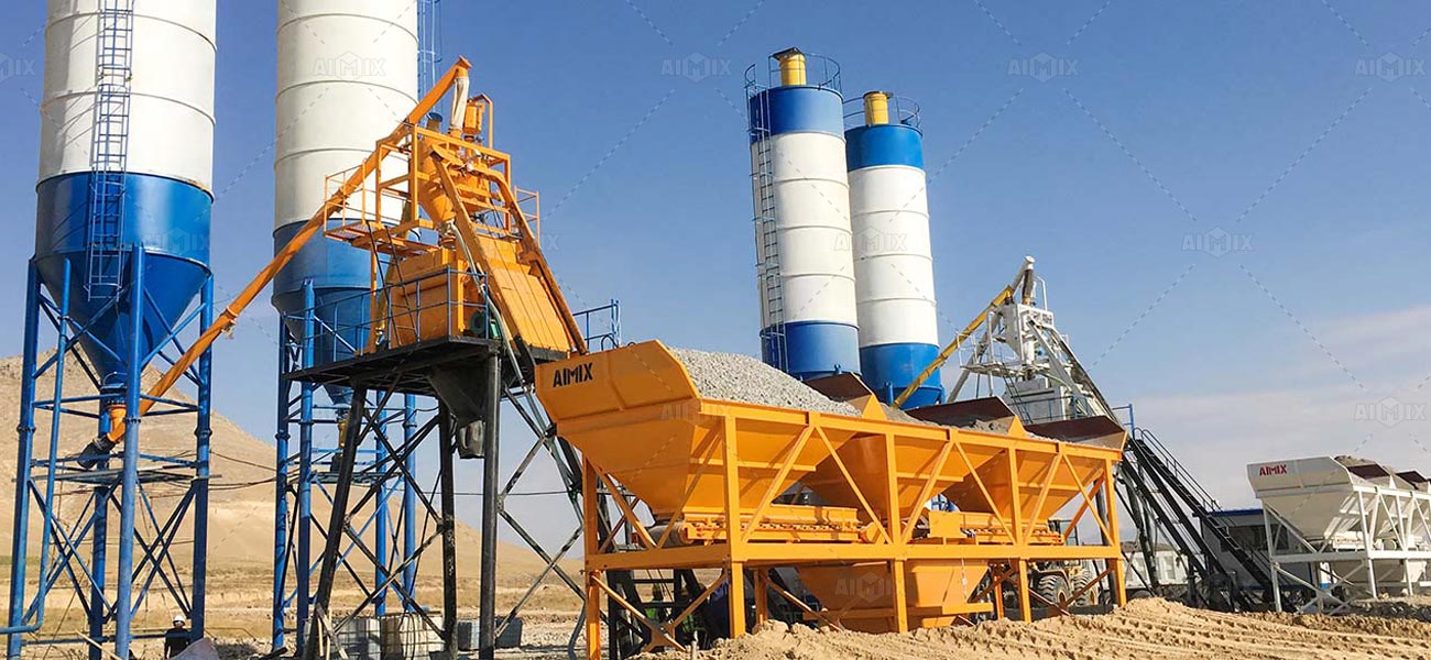 Ready mix concrete plants from AIMIX
