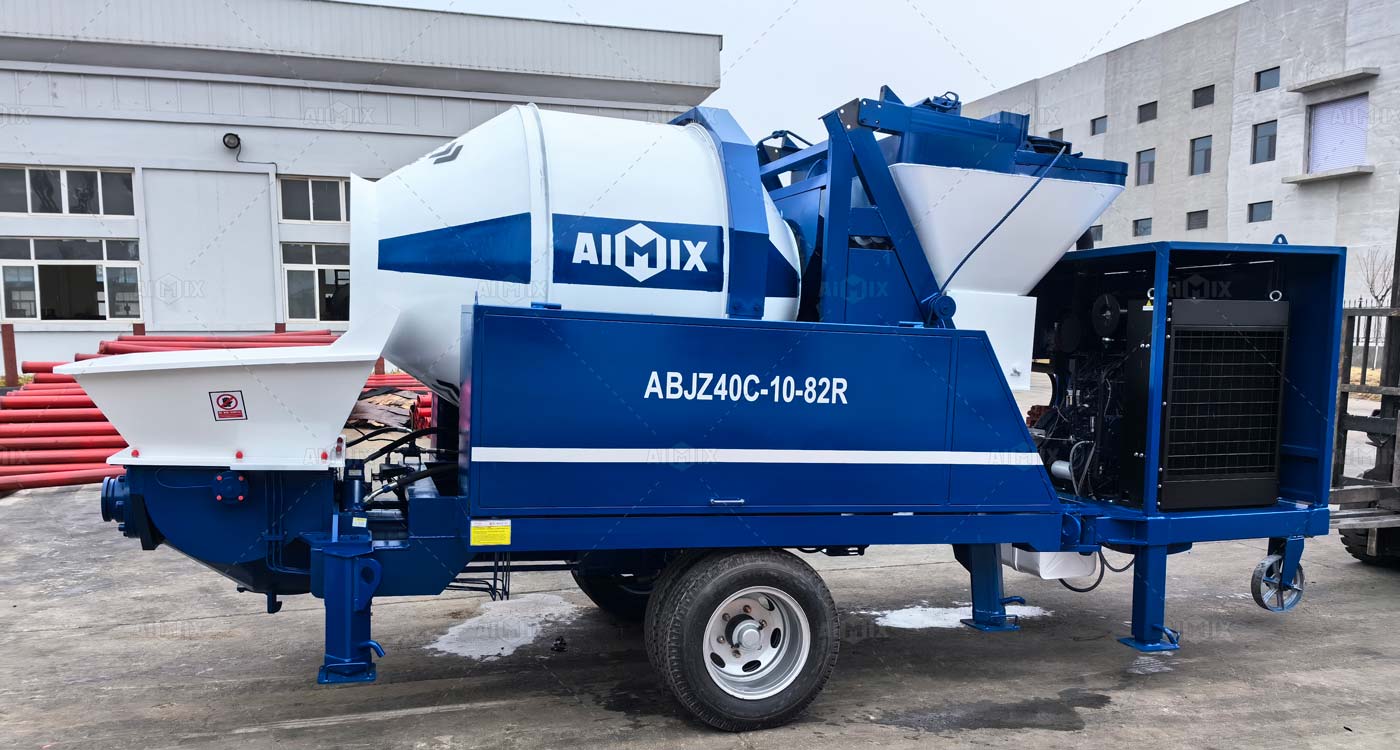 AIMIX Concrete Mixer With Pump