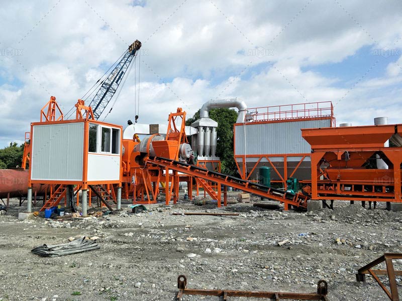 drum mix asphalt plant for producing