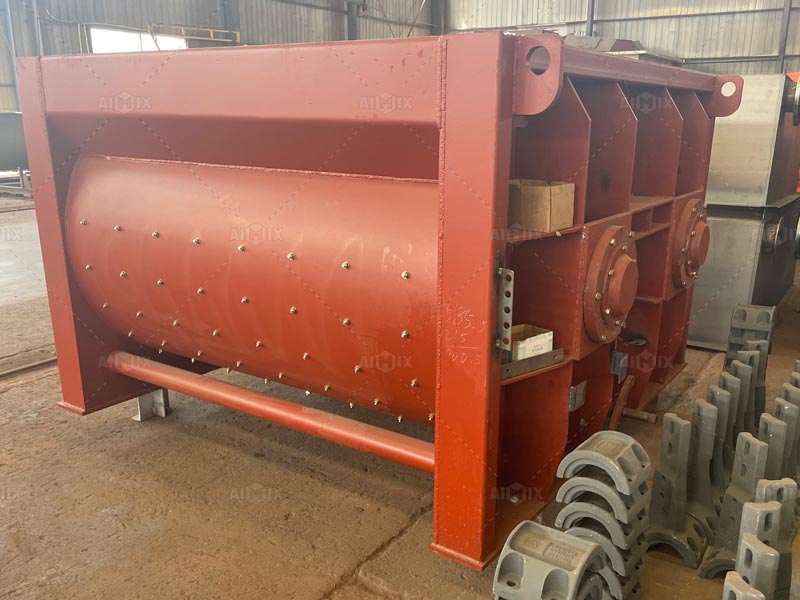 321 Production Process of aj75 concrete batching plant
