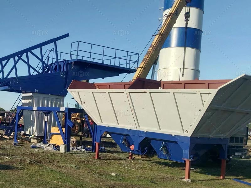 Kazakhstan Successful Commissioning ajy60 batching plant