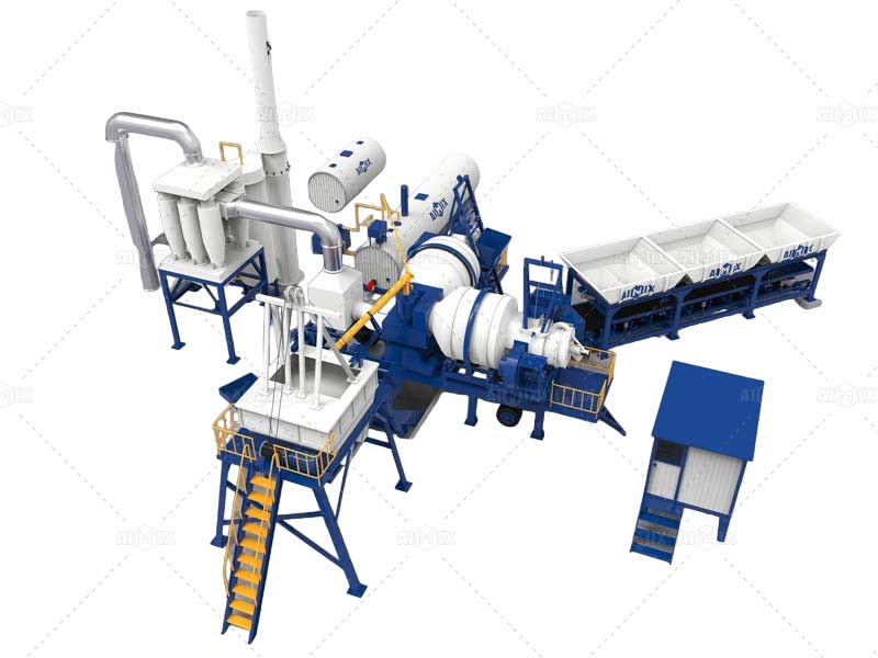 Simple Mobile Asphalt Batch Plant
