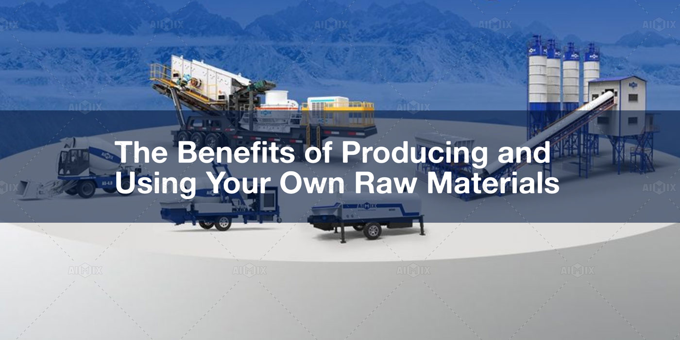 The Benefits of Producing and Using Your Own Raw Materials