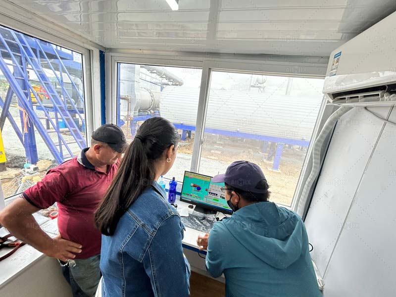 core part learning of asphalt drum mix plant
