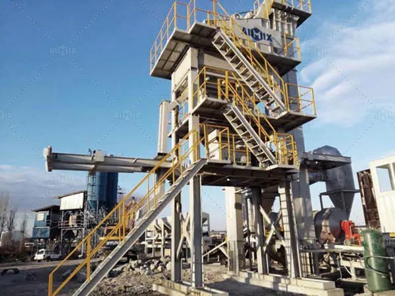 120 tph mobile asphalt batching plant