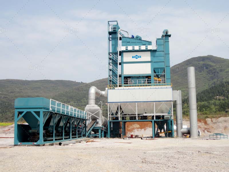 120 tph stationary asphalt batching plant