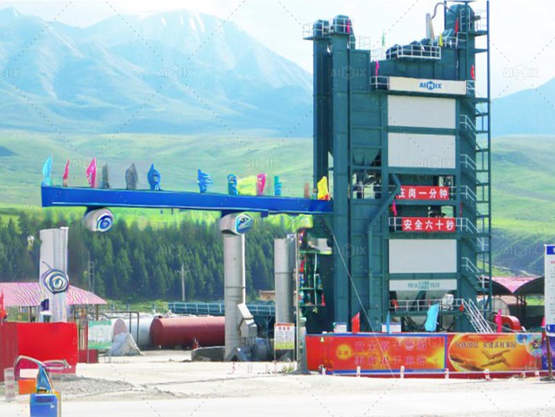 160 tph stationary asphalt batching plant