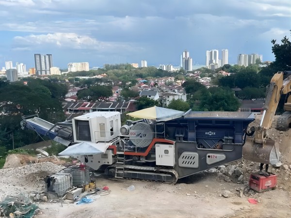 AIMIX Track Jaw Crushers for Road Construction in Malaysia
