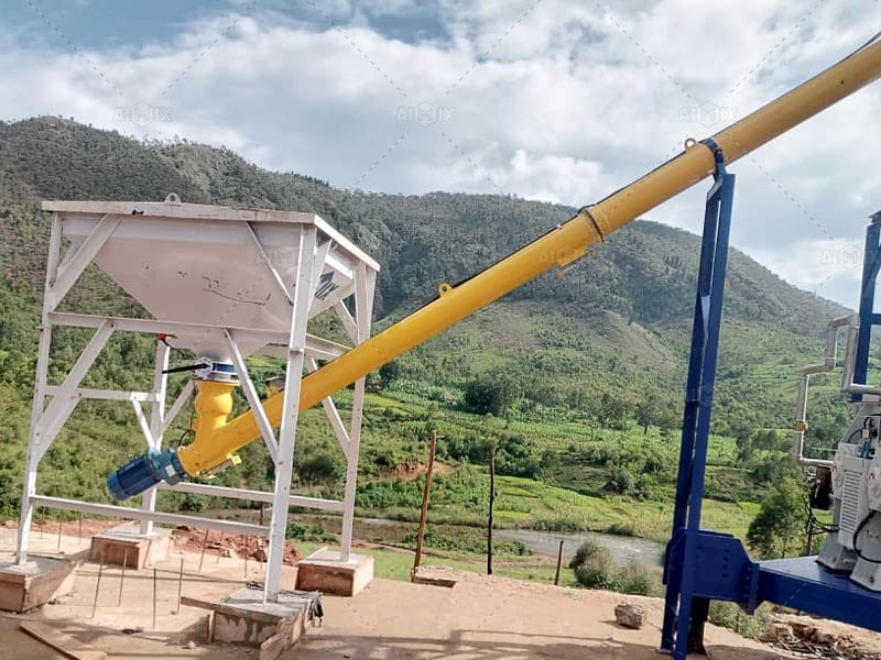 AJY35 Concrete Batching Plant in Burundi