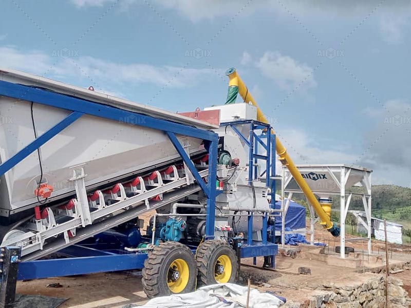 Aimix Concrete Plant in Burundi