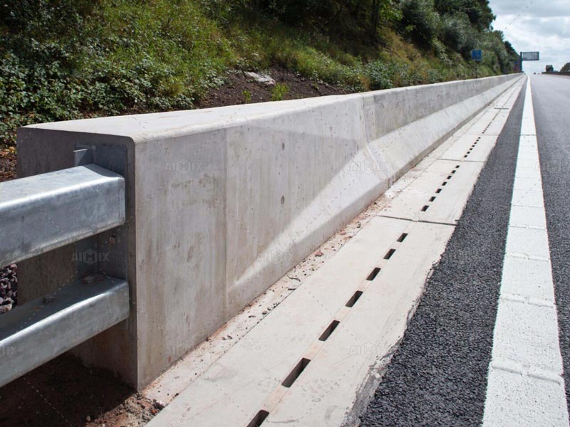 Public facility precast components with concrete batching plant