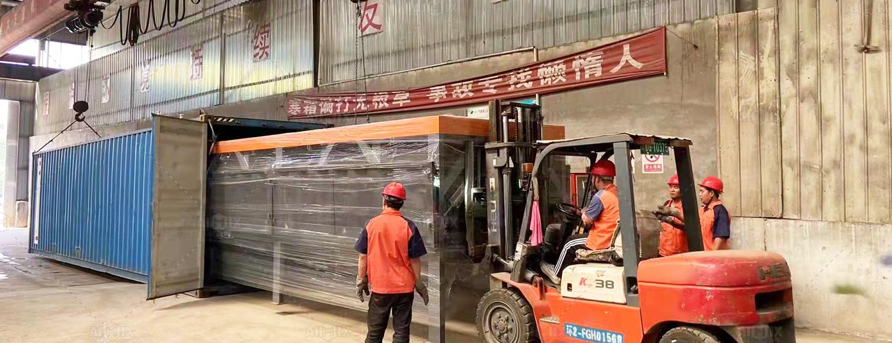 Successful Shipment of AJ-90 Concrete Batching Plant Armenia