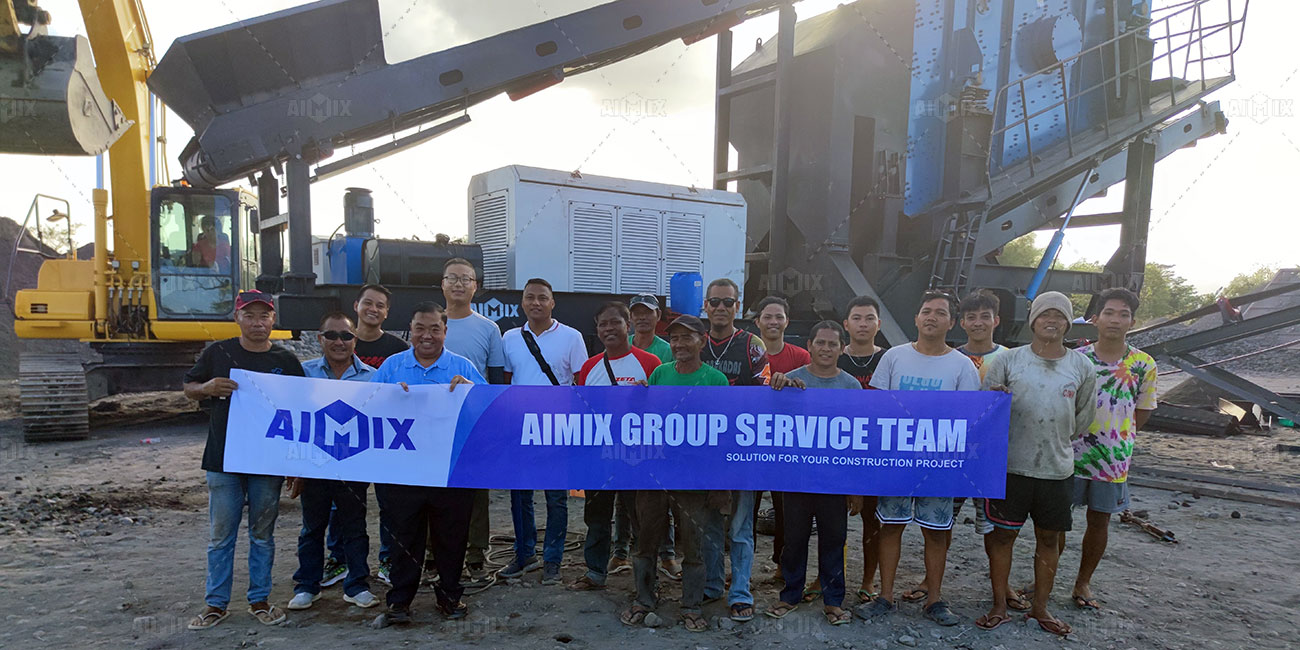 After-sales Service of Mobile Screening Plant in the Philippines