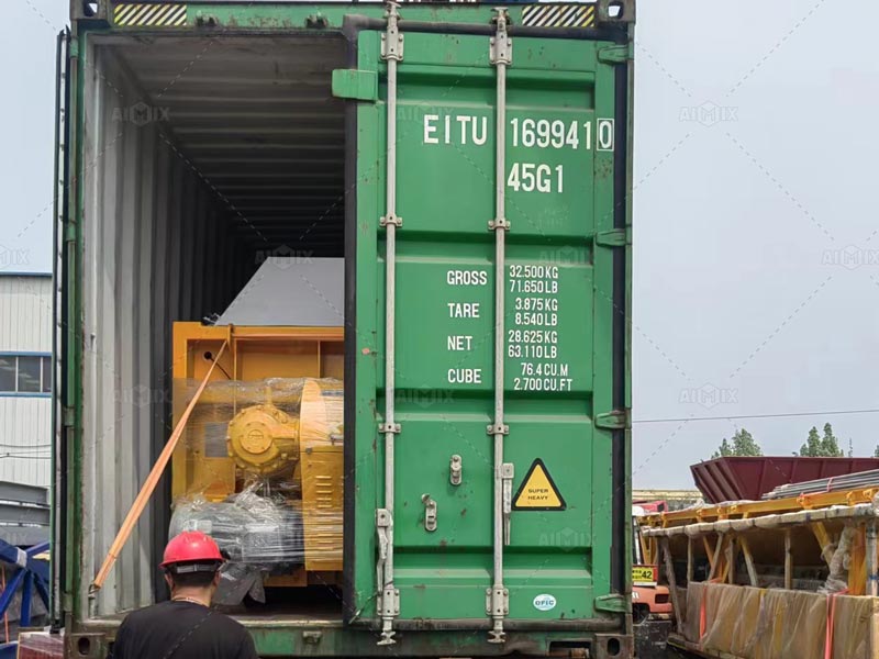 aimix ajy60 mobile concrete Batching Plant Makes Waves in Indonesia