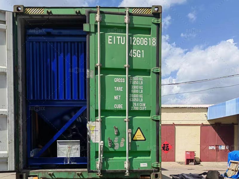 aimix mobile concrete Batching Plant Makes Waves in Indonesia