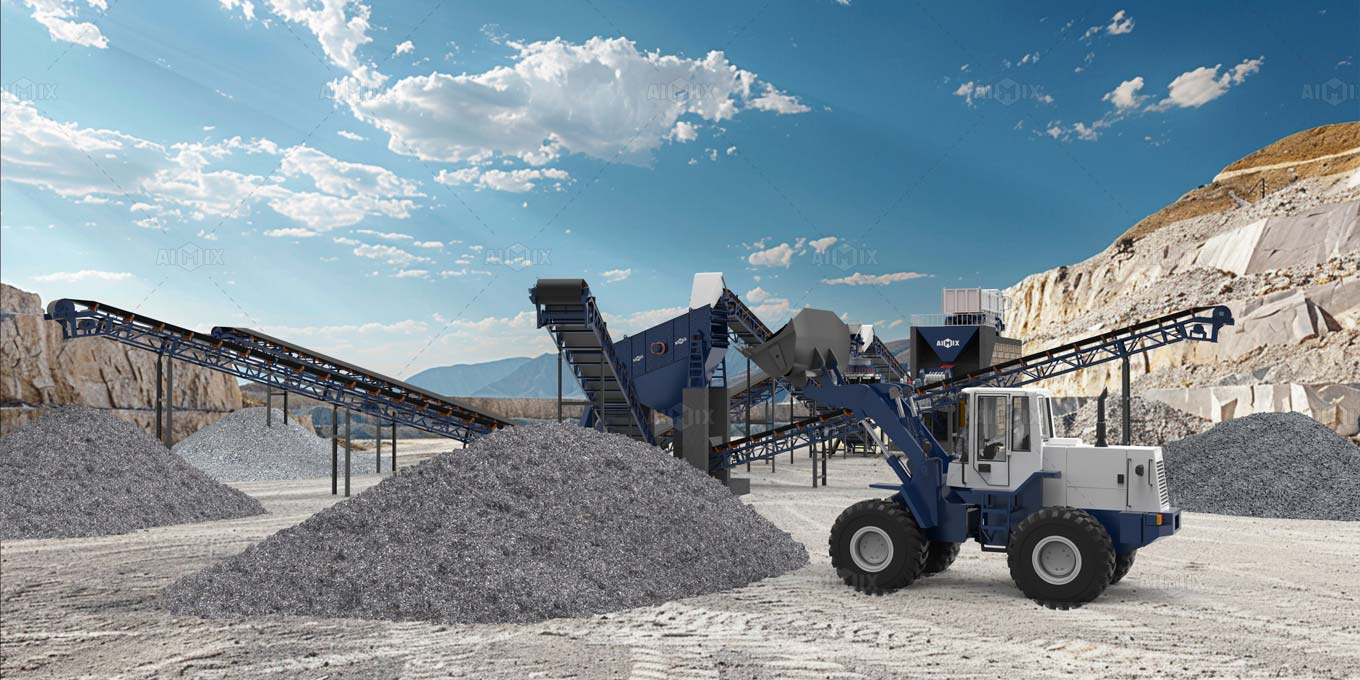 crusher plant setup on-site