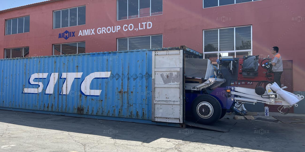 AIMIX Self Loader Concrete Mixer Was Delivered 