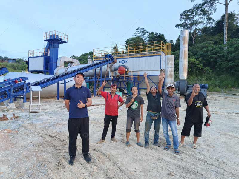 AIMIX team and Malaysian customer
