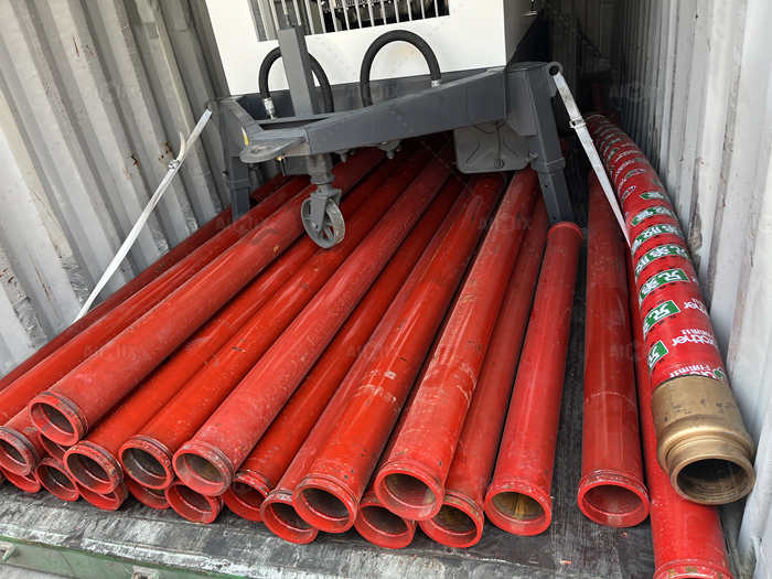 Components in Container for Shipment