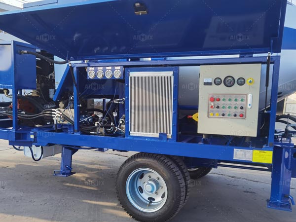 Inspección y limpieza de bombas de hormigón